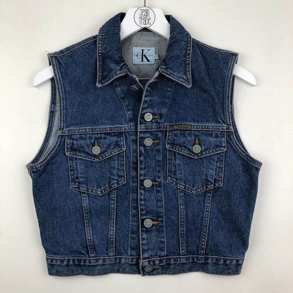 Calvin Klein CK Vintage Denim Jean Vest